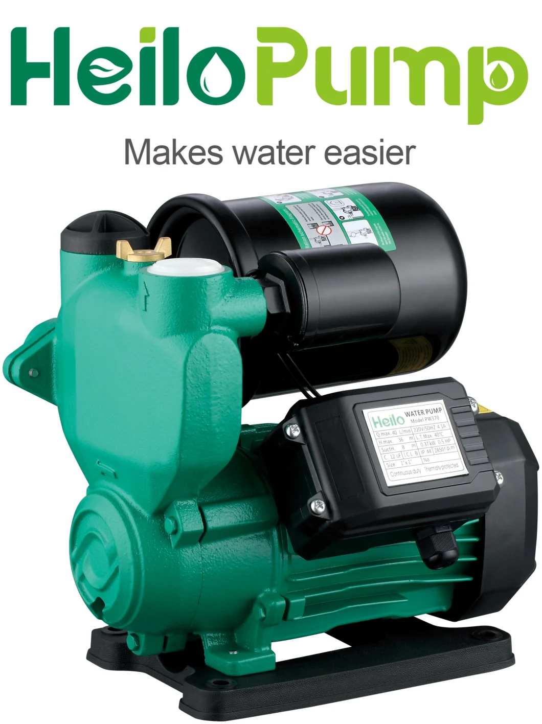 Tap Water Pressurization Automatic Self-Priming Peripheral Pumps PW
