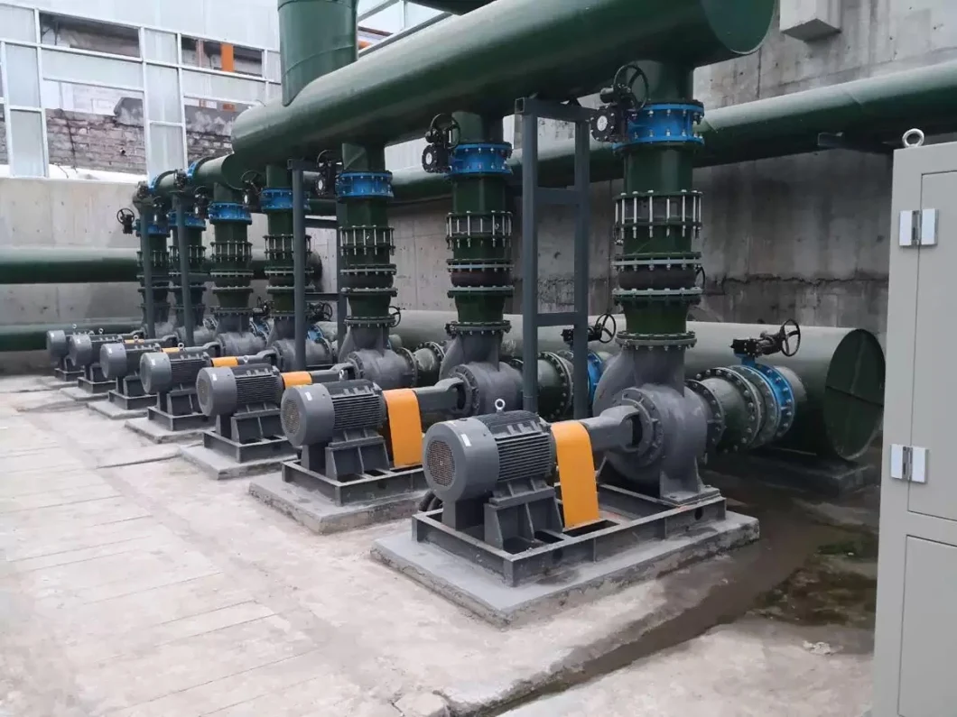 4p 15kw Non Clogging Land Based Submersible Sewage Pump for Wastewater Treatment