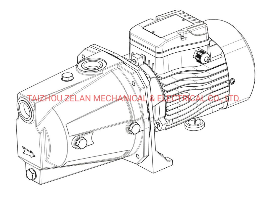 Self-Priming High Pressure Single-Stage Jet Electric Water Pump for Domestic and Civil