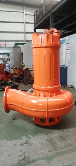 Big Flow Non-Clog Submersible Sump Sewage Dewatering Wastewater Pump with Grinder/Chopper/Cutter