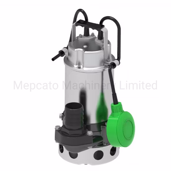 SS201 Commercial Buildings Sewage Disposal Submersible Sewage Pumps with Cutter WQKD-H
