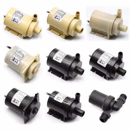 6V 12V 24V DC 6m 14L/Min Small Straight Way Inline Water Circulation Pump