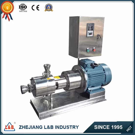 Stainless Steel Sanitary Inline Shear Circulation Emulsifying Pump